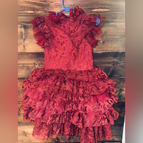 JOYFOLIE MIA JOY Anouk petticoat lace ruffled dress - Picture 2 of 6